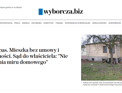 Małgorzata Marczulewska dla biznesowych stron „Gazety Wyborczej”